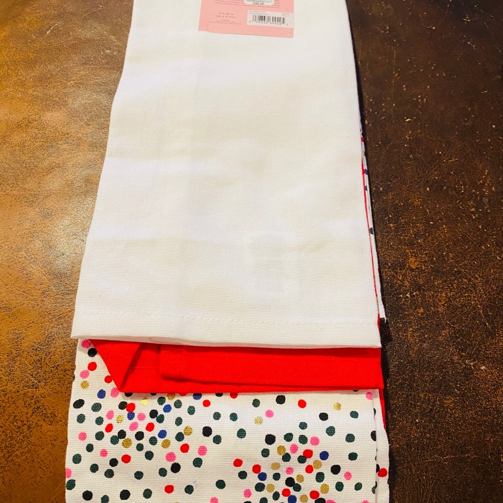 Kate Spade 3 Piece Kitchen Towel Set Oh What Fun - Picture 2 of 12
